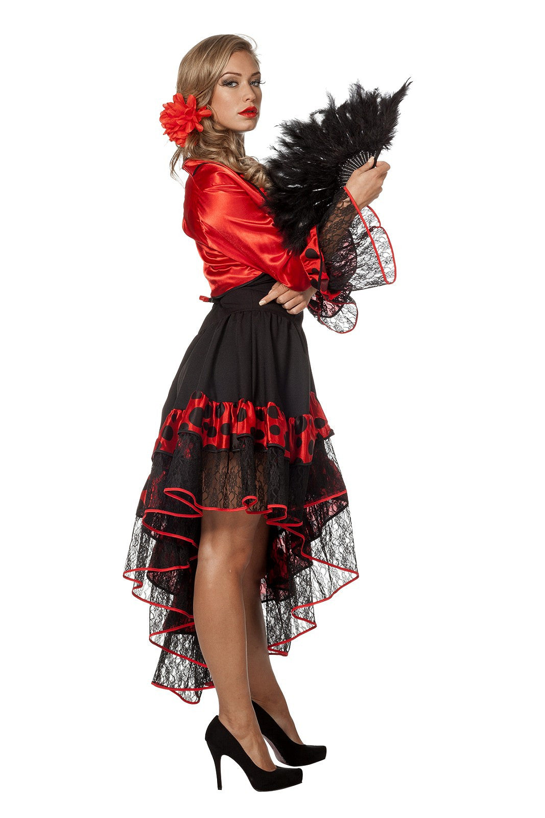 das-kost-mland-damen-spanierin-carmen-kost-m-rot-schwarz image 2