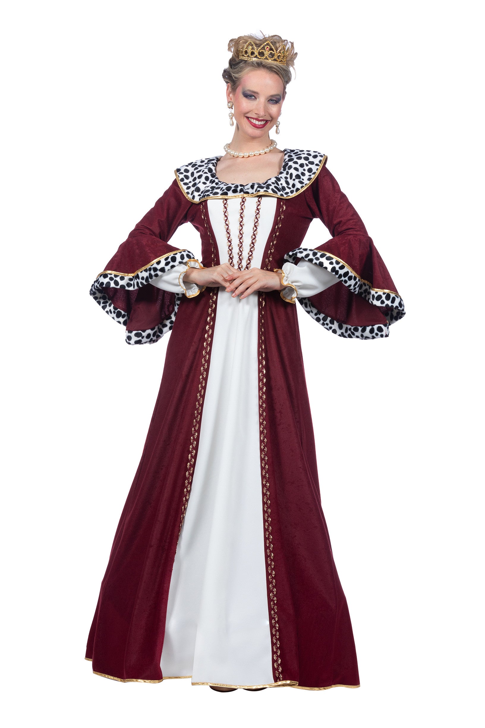das-kost-mland-malika-k-nigin-kost-m-rot-damen-kleid image 1