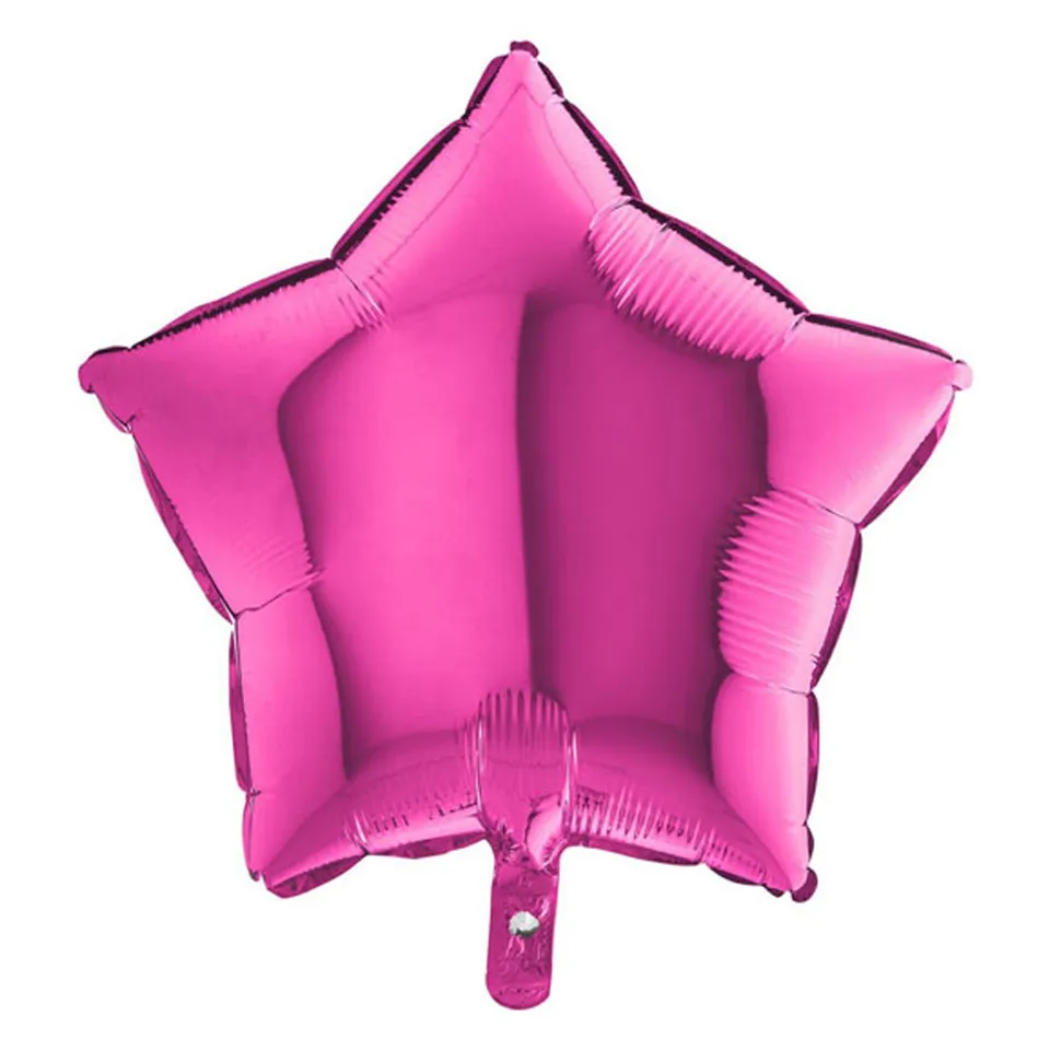 das-kost-mland-dekorationen-stern-folienballon-46-cm-magenta image 1