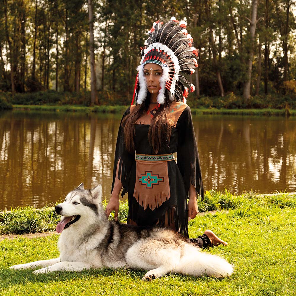 das-kost-mland-indianerin-she-wolf-damen-kost-m-braun-gr-36-42 image 5
