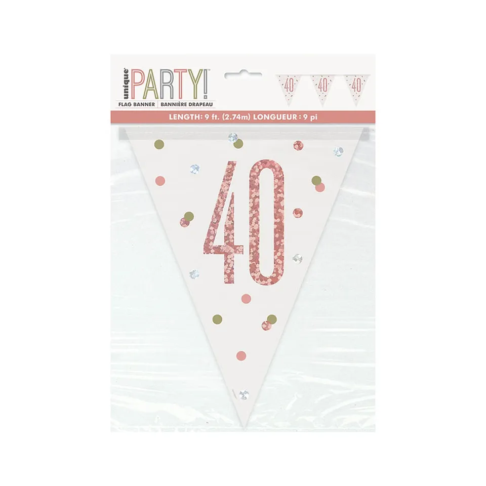 das-kost-mland-hb-glitz-wimpelkette-274-cm-rosegold image 1