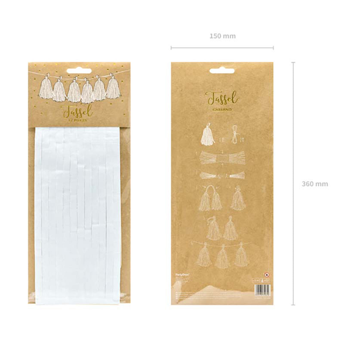 das-kost-mland-girlande-quasten-wei-12-stk-200-cm-partydeko image 3
