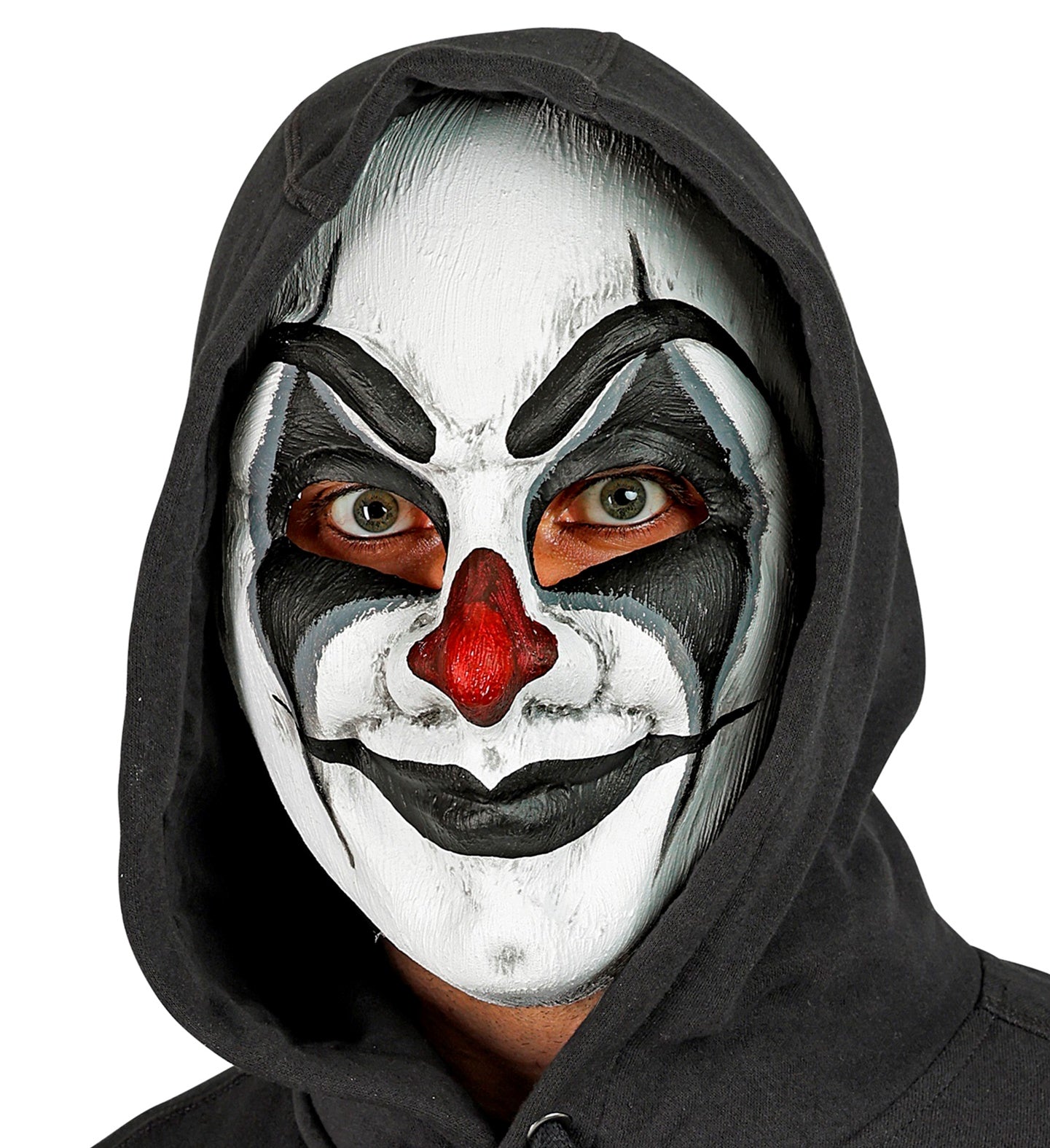 halloween-clownmaske-commedia-dell-arte-wei-schwarz image 4