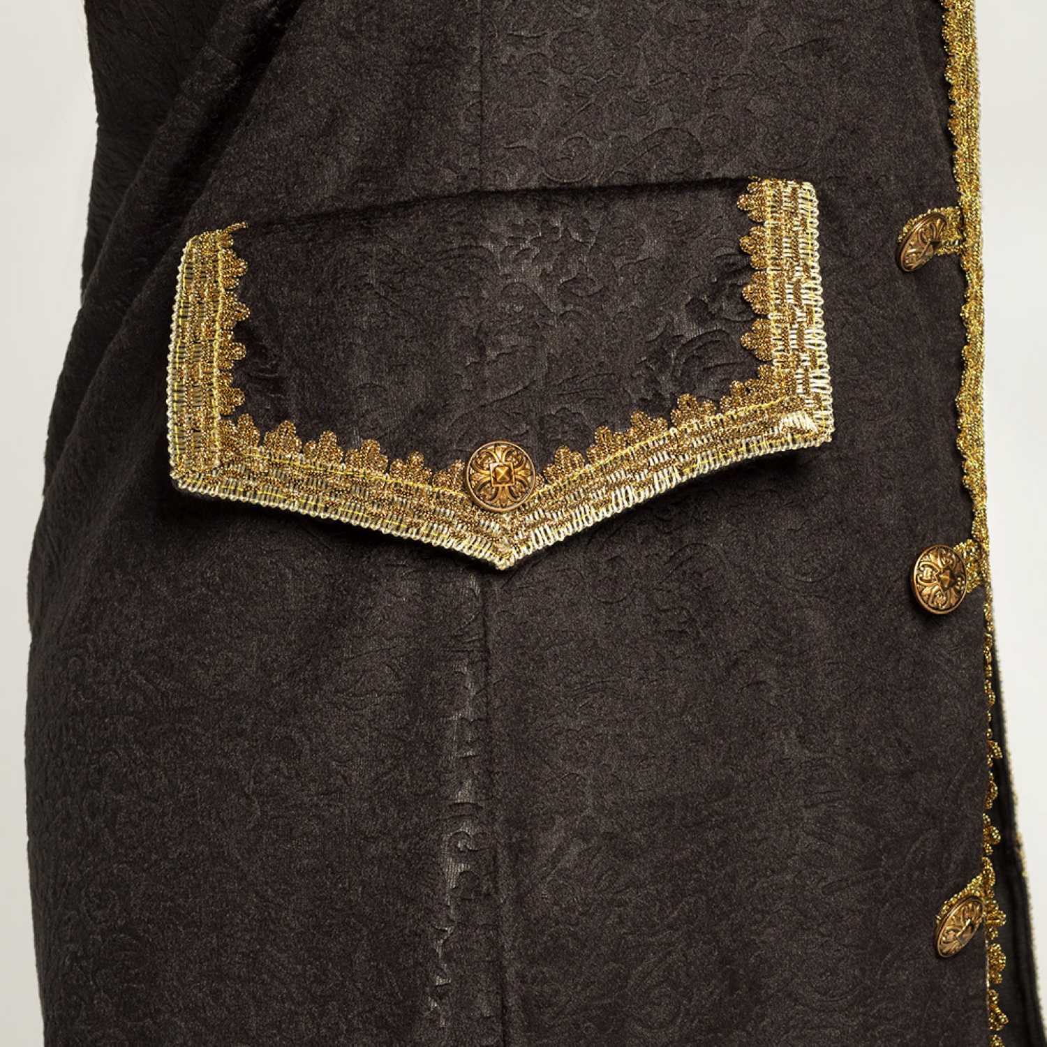 das-kost-mland-herren-piraten-jacke-schwarz-gold-gr-e-l image 3