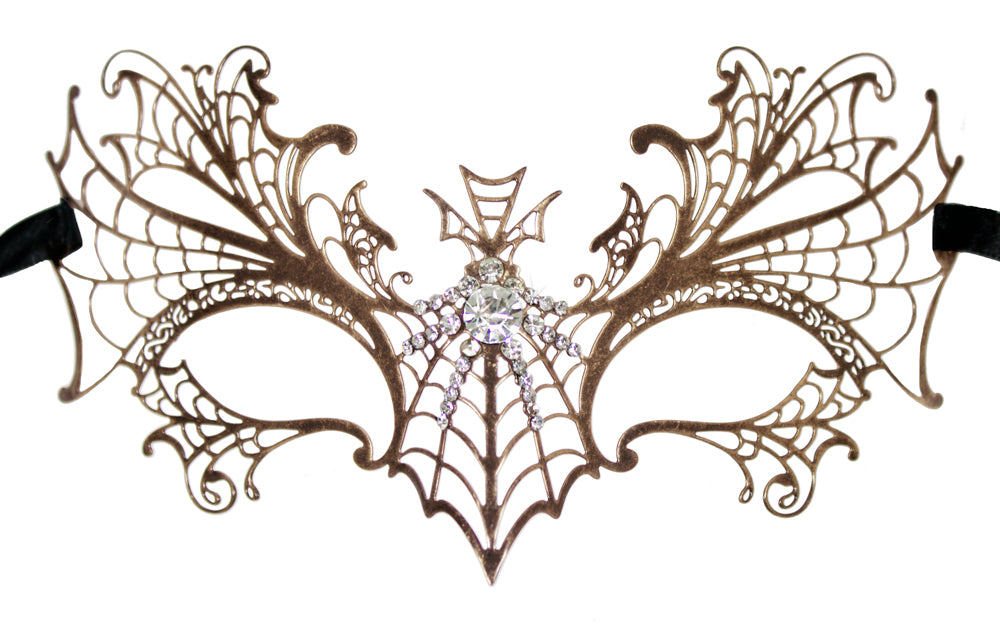 das-kost-mland-accessoires-amanda-augenmaske-antik-bronze-strass image 1