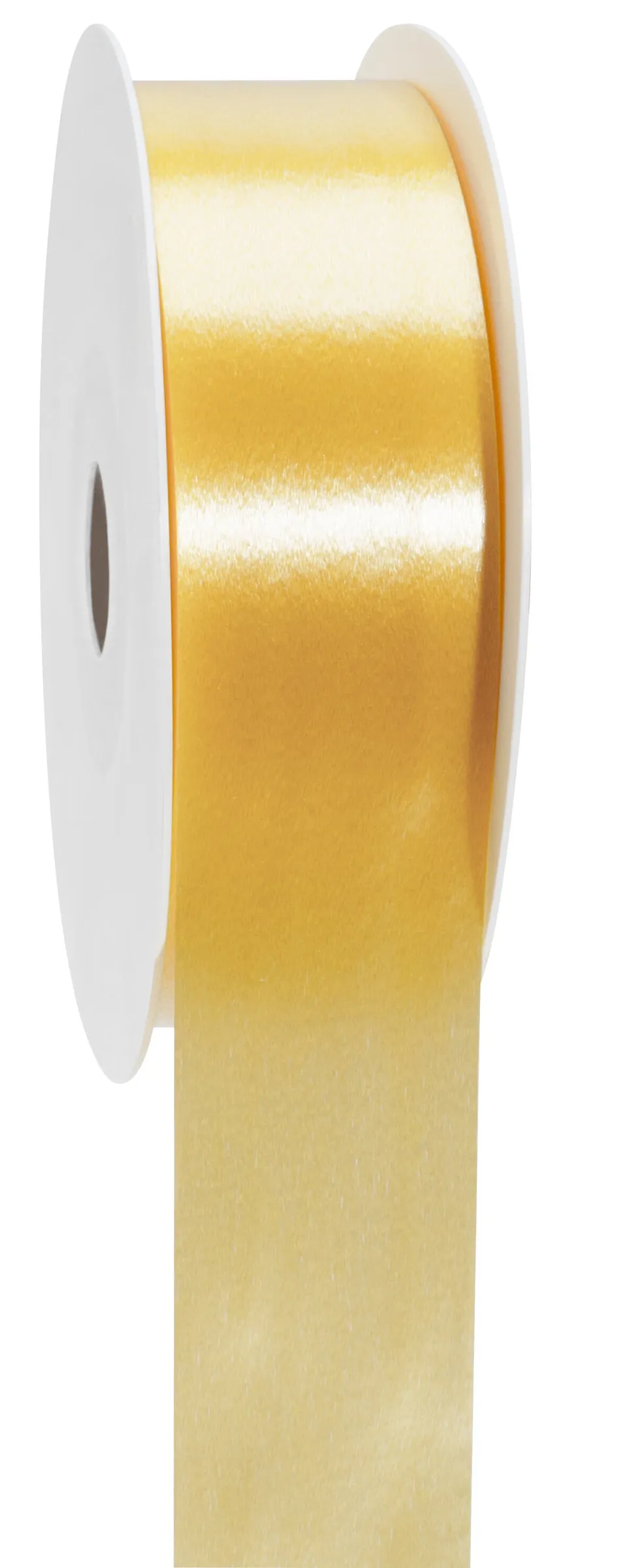 das-kost-mland-dekorationen-geschenkband-polyband-40mm-100m-gelb image 1
