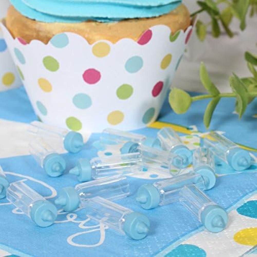 das-kost-mland-dekorationen-babyflasche-mini-blau-24-st-ck image 2