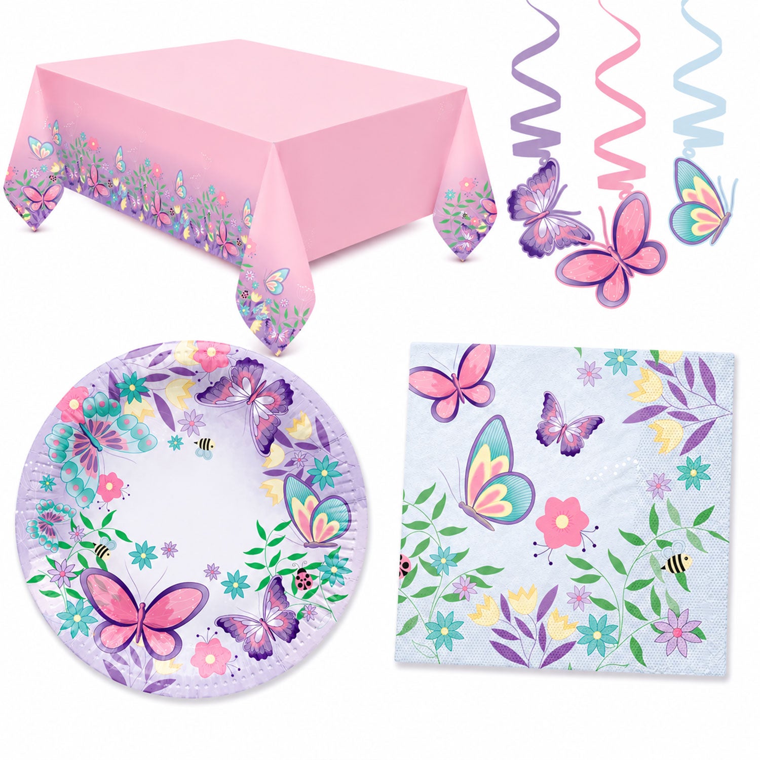 das-kost-mland-flutter-garden-partydeko-schmetterling-set image 2