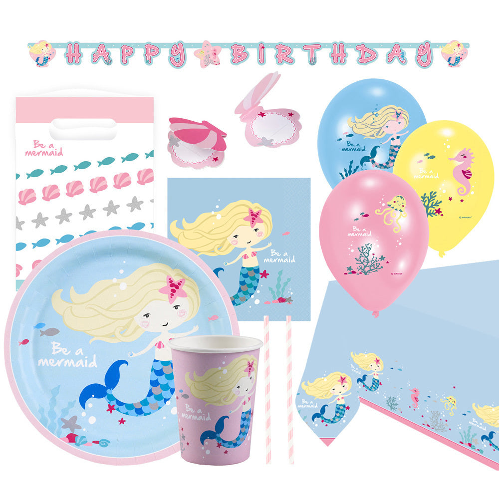 amscan-be-a-mermaid-meerjungfrau-partydeko-8-partyt-ten image 1