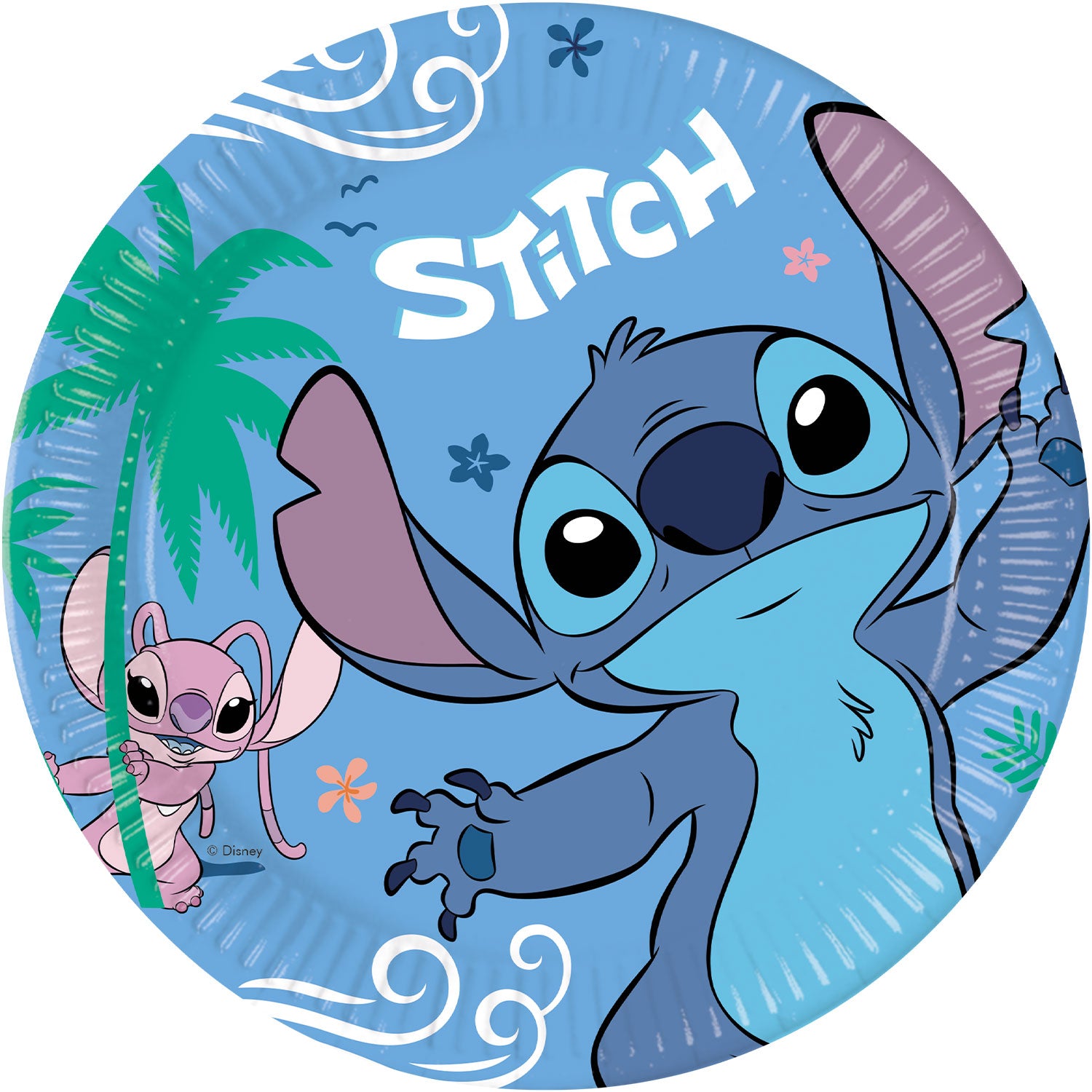 das-kost-mland-stitch-angel-pappteller-23cm-8-st-ck-teller image 1