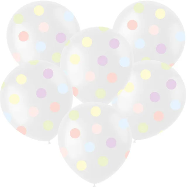 das-kost-mland-dreamy-pastels-latexballons-33cm-6-st-ck image 1