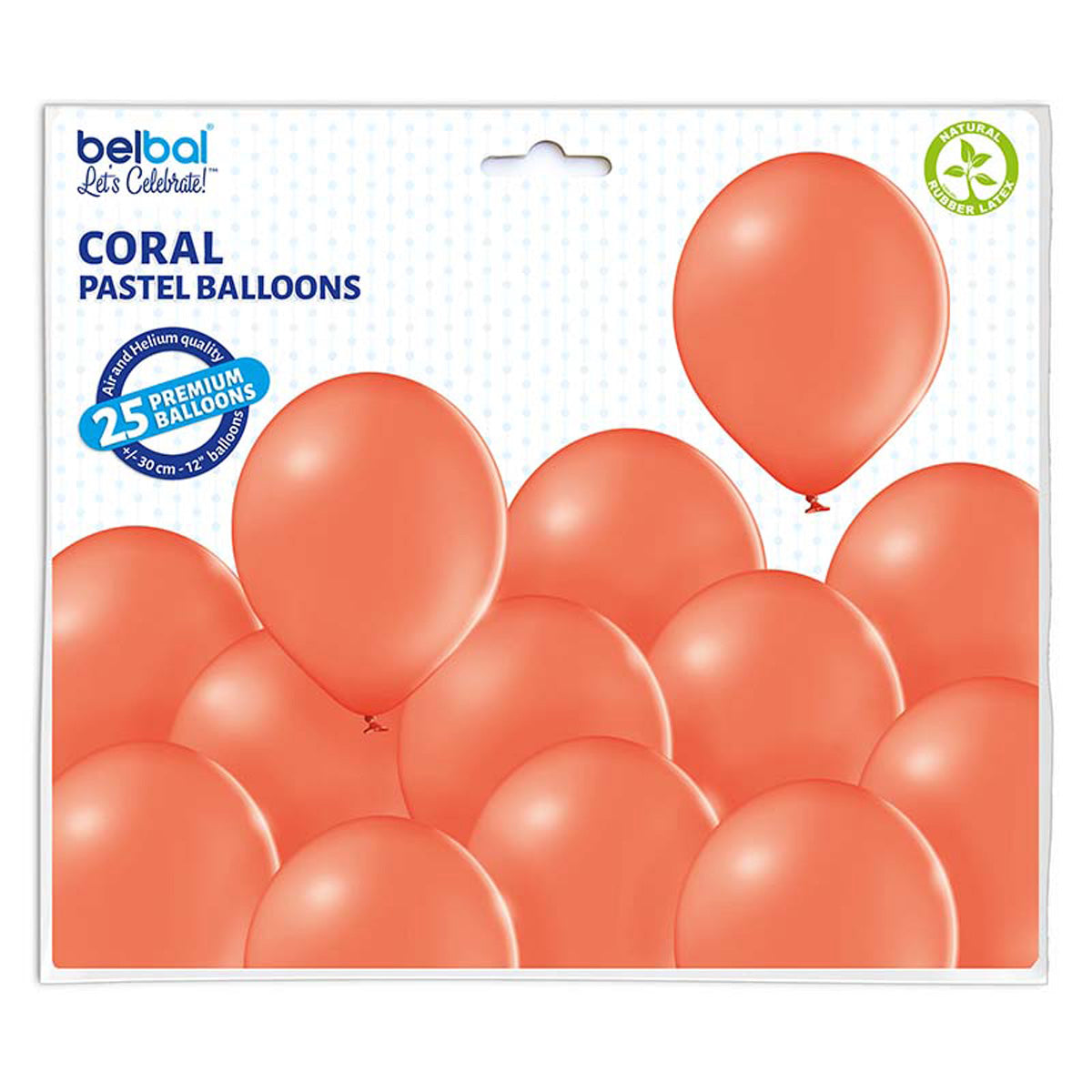 belbal-luftballon-unifarben-30-cm-corale-25-stk image 3