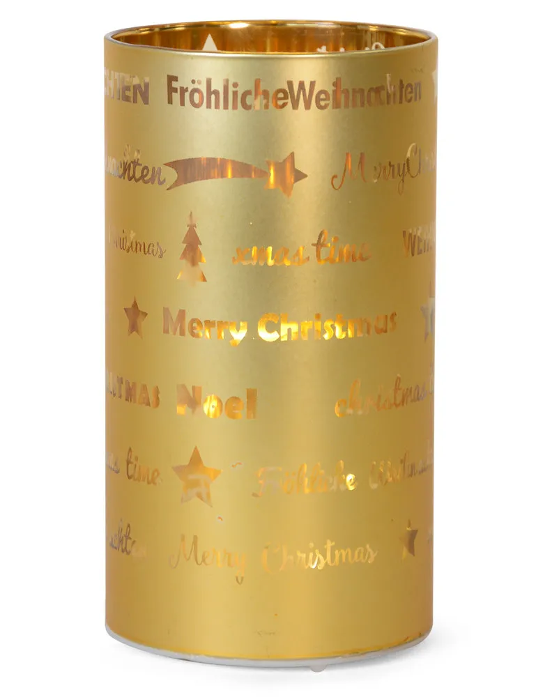 das-kost-mland-dekorationen-led-windlicht-laterne-gold-16-cm image 1