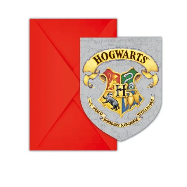 das-kost-mland-dekorationen-harry-potter-einladungskarten-6-st-ck image 1
