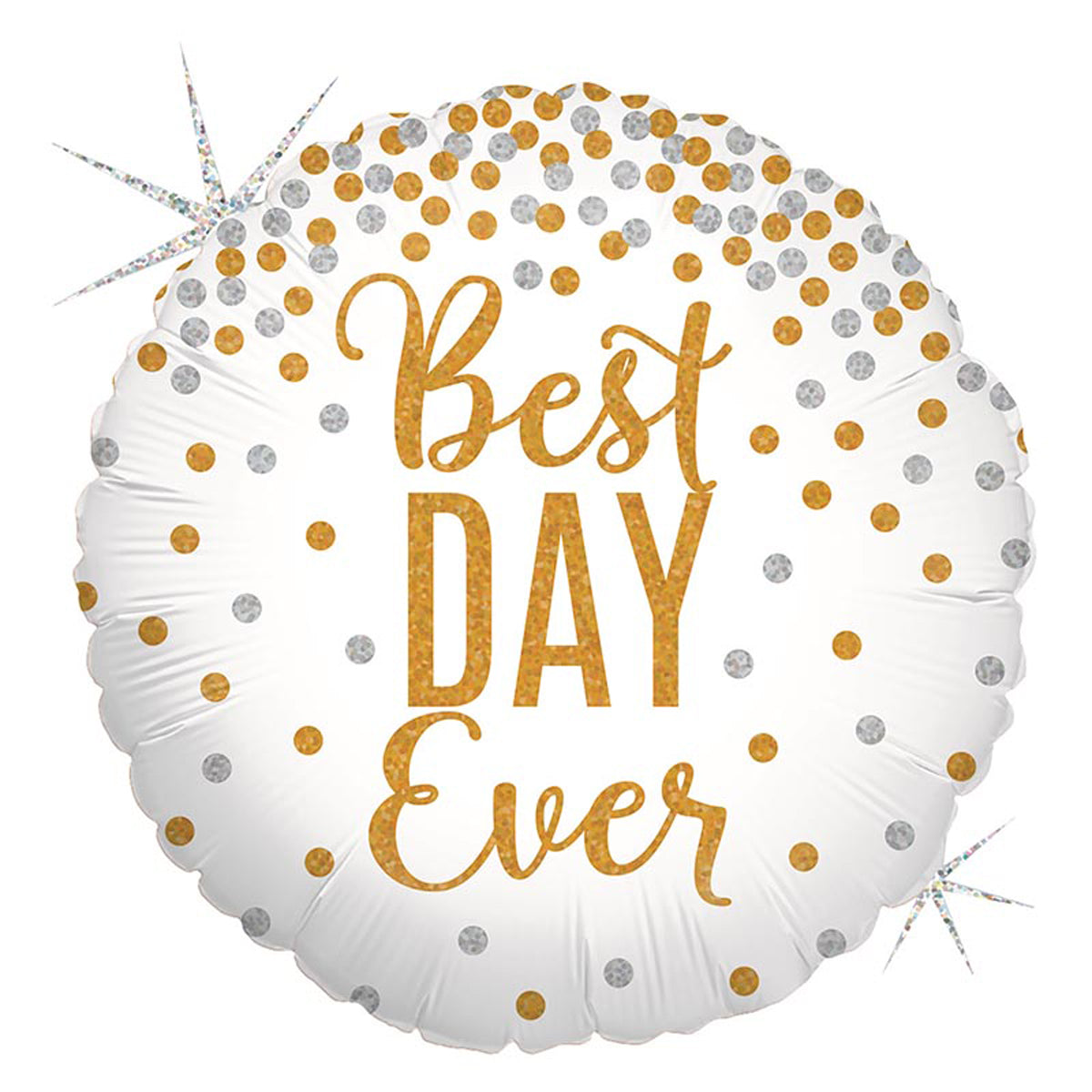 das-kost-mland-dekorationen-folienballon-best-day-ever-46-cm image 1