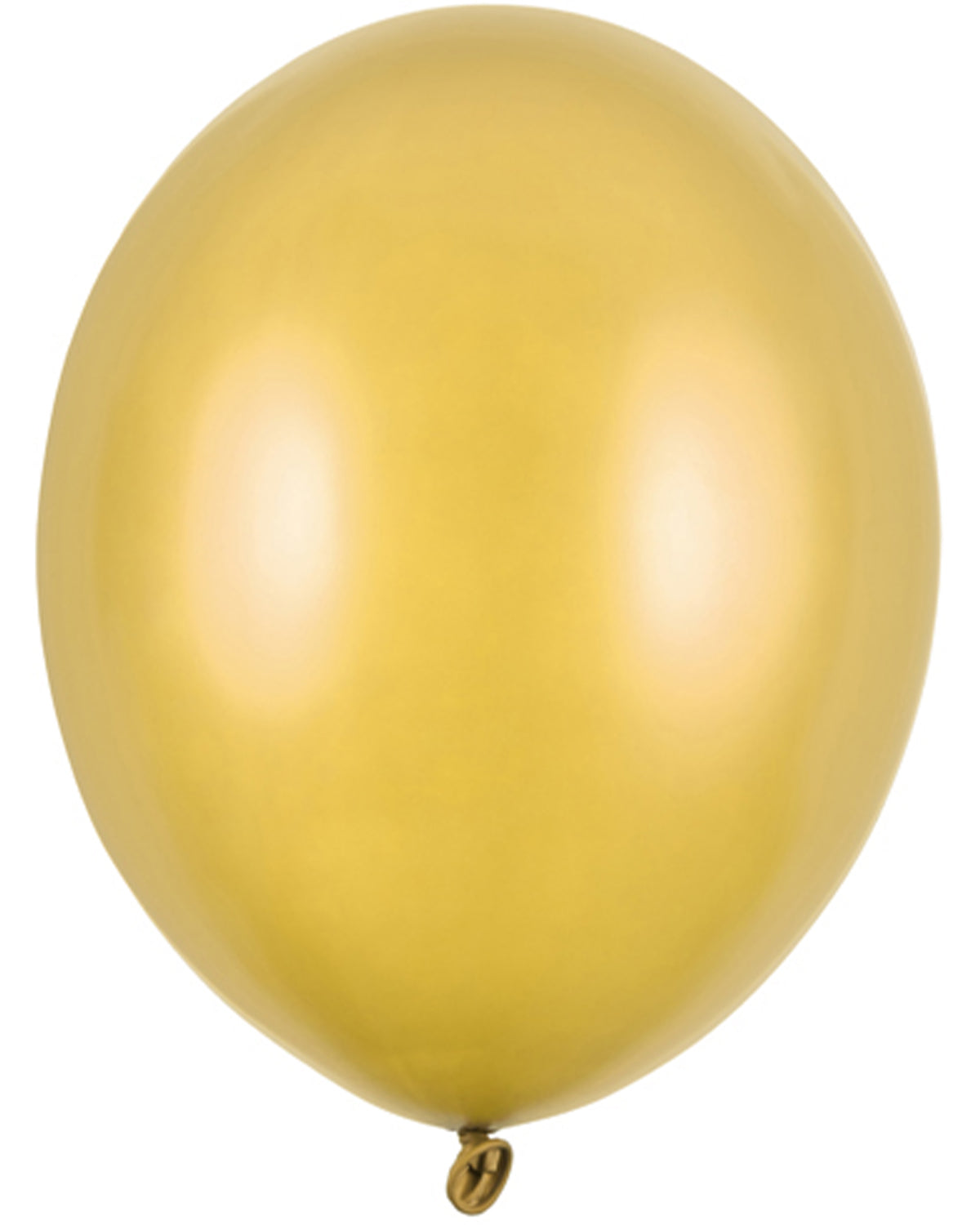 das-kost-mland-luftballon-uni-metallic-gold-30-cm-50-stk image 1