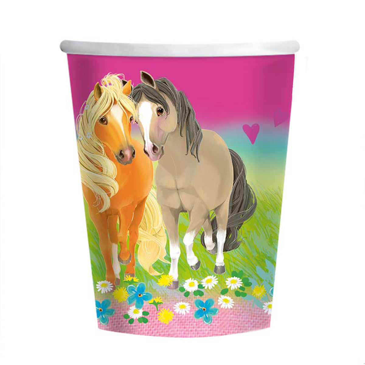 das-kost-mland-dekorationen-pappbecher-pony-250-ml-8-st-ck image 1