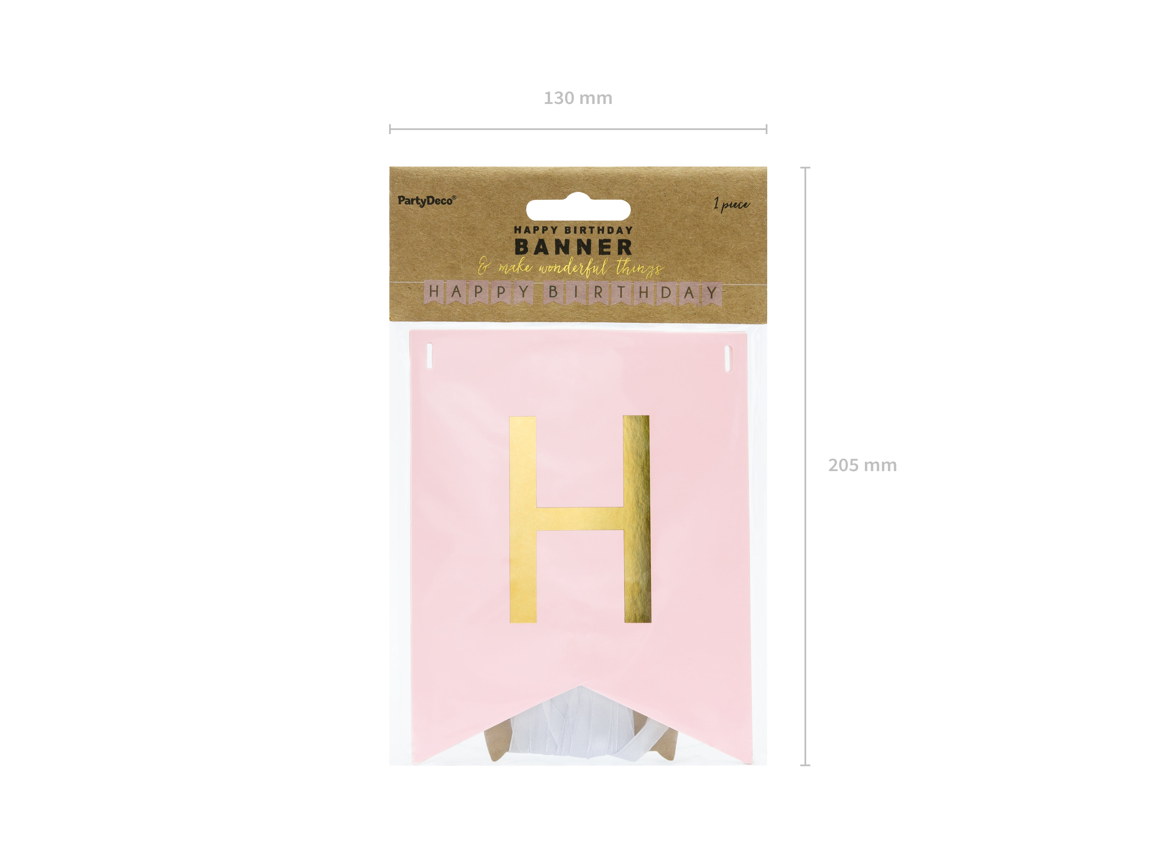 das-kost-mland-happy-birthday-banner-rosa-15x175-cm-girlande image 2