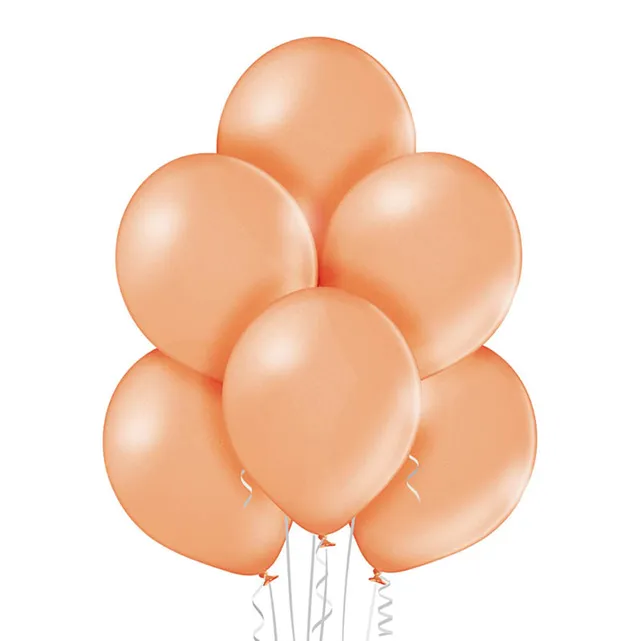 das-kost-mland-dekorationen-uni-metallic-luftballon-12cm-rosegold-25stk image 1