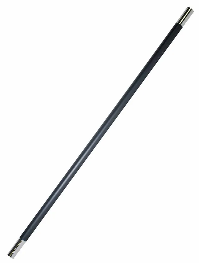 das-kost-mland-zauberstab-magier-kost-m-46-cm-schwarz-silber image 1