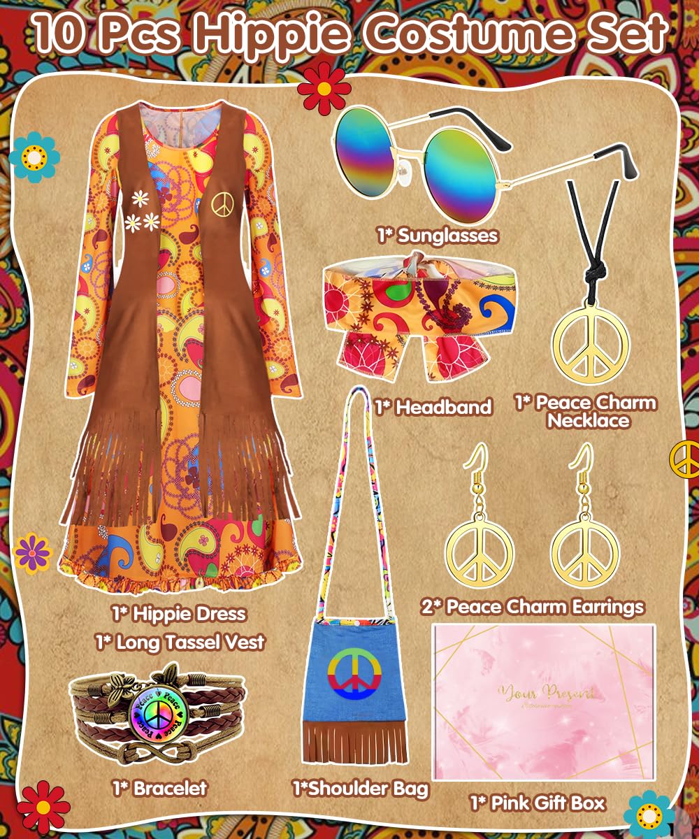 heitoyi-costumes-hippie-kost-m-damen-orange-gr-e-xl image 2