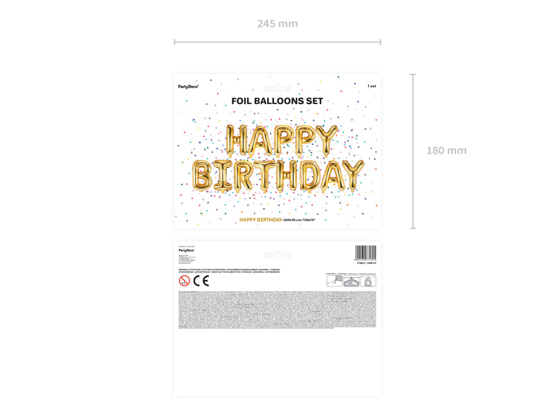 das-kost-mland-dekorationen-ballongirlande-happy-birthday-gold-340cm image 3