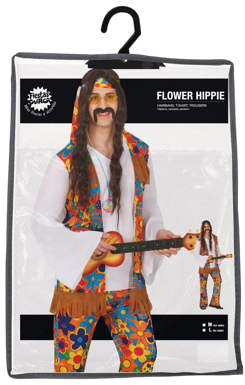 das-kost-mland-70er-hippie-flower-kost-m-herren-3-tlg-m-48-50 image 4