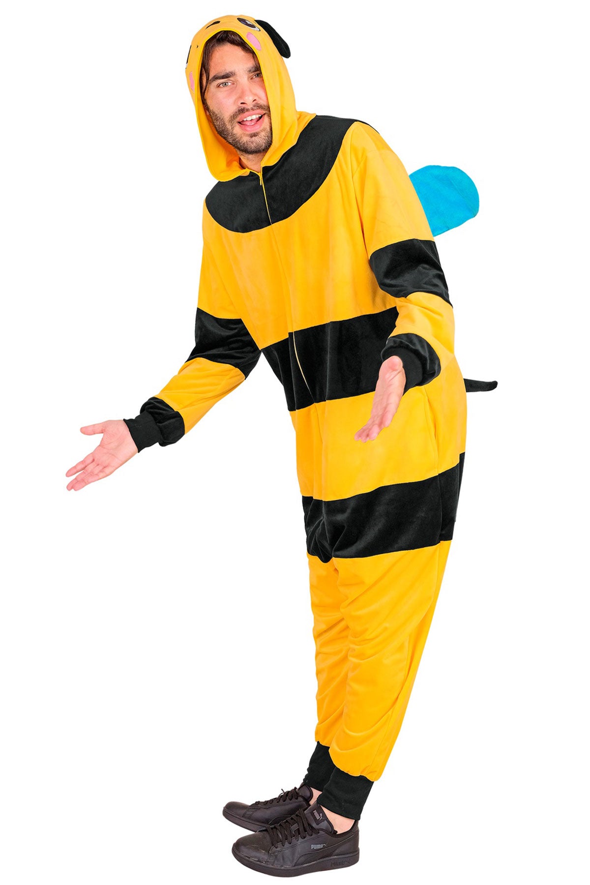das-kost-mland-biene-overall-pl-schkost-m-gelb-schwarz-l-xl image 4