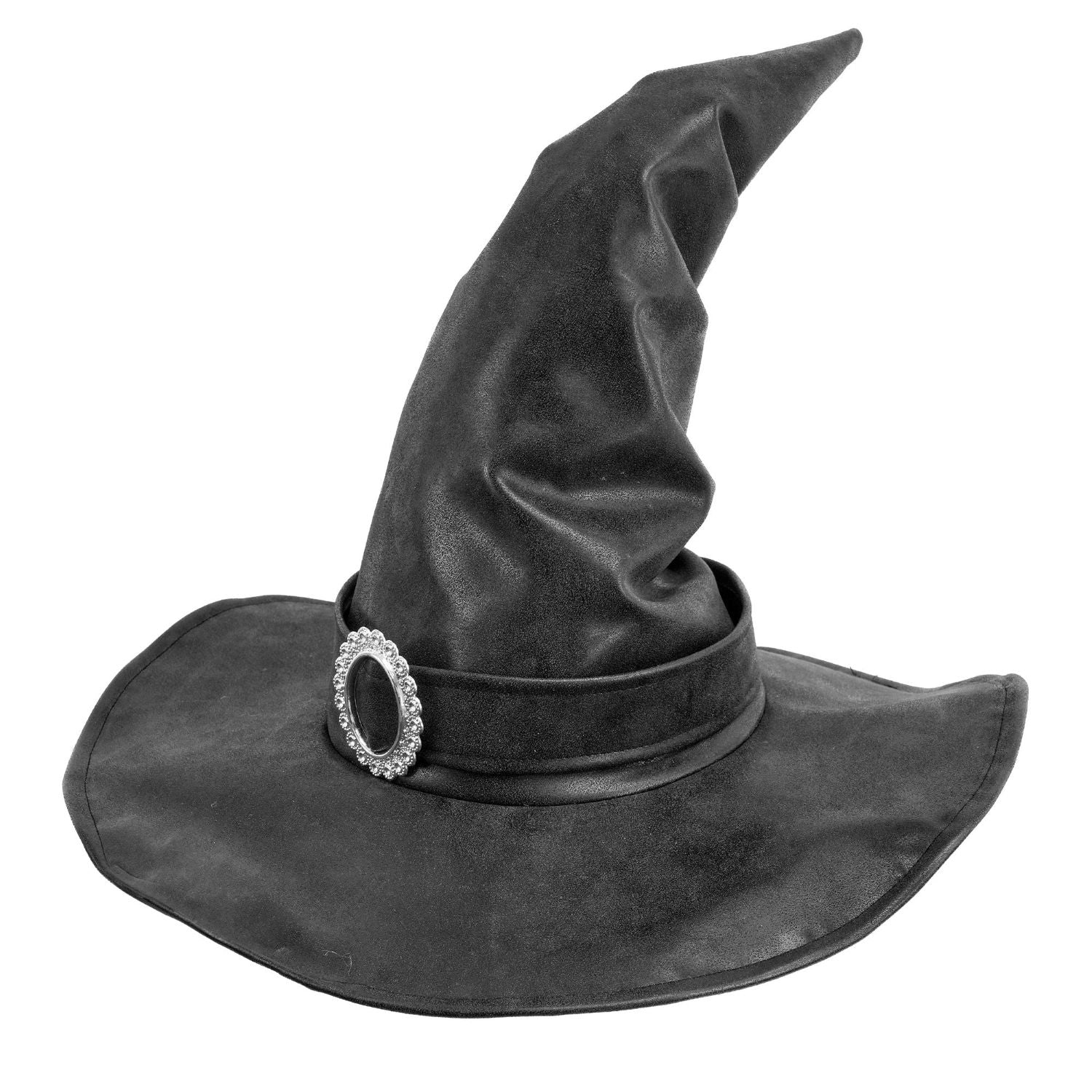 das-kost-mland-hexenhut-mit-brosche-kost-mhut-schwarz image 1