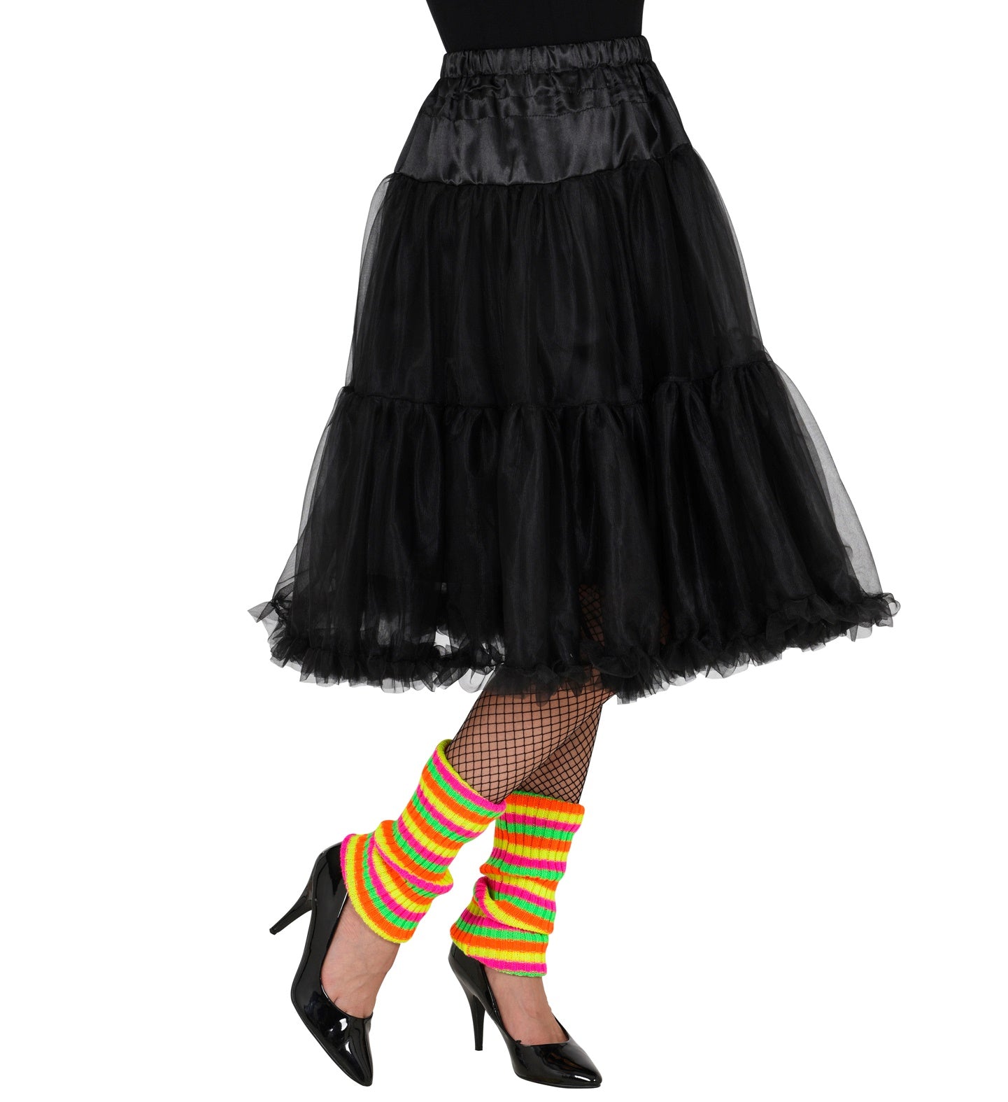 stulpen-neon-bunt-80er-disco-kost-m-beinstulpen image 3