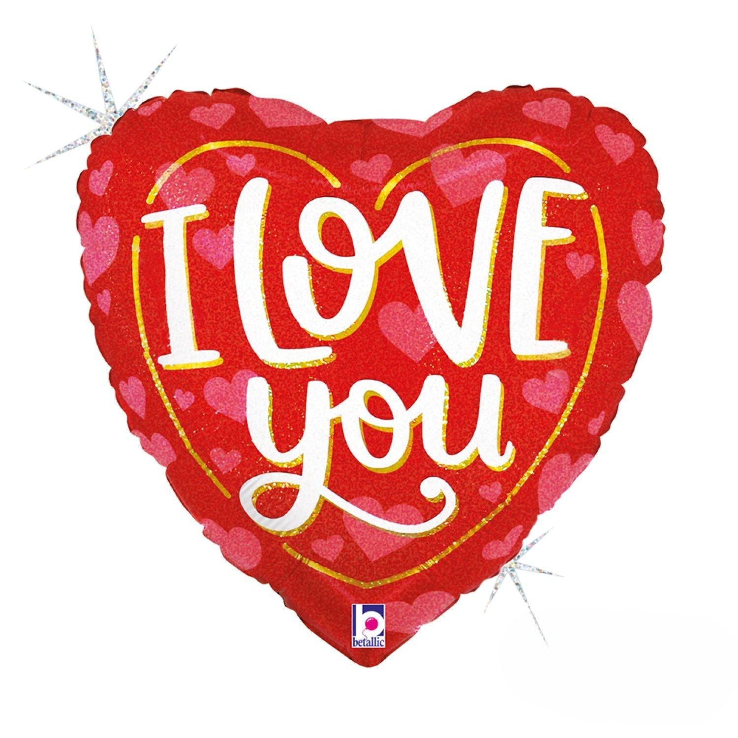 das-kost-mland-herz-folienballon-i-love-you-46-cm-holo image 1