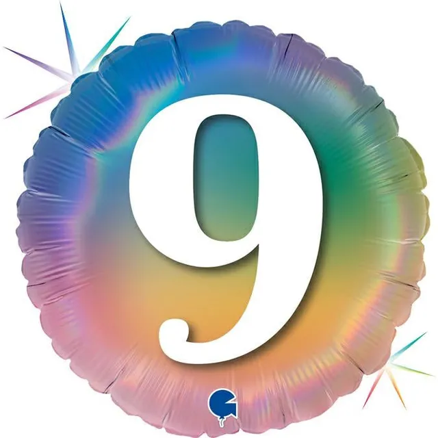 das-kost-mland-happy-rainbow-folienballon-bunt-45cm image 1