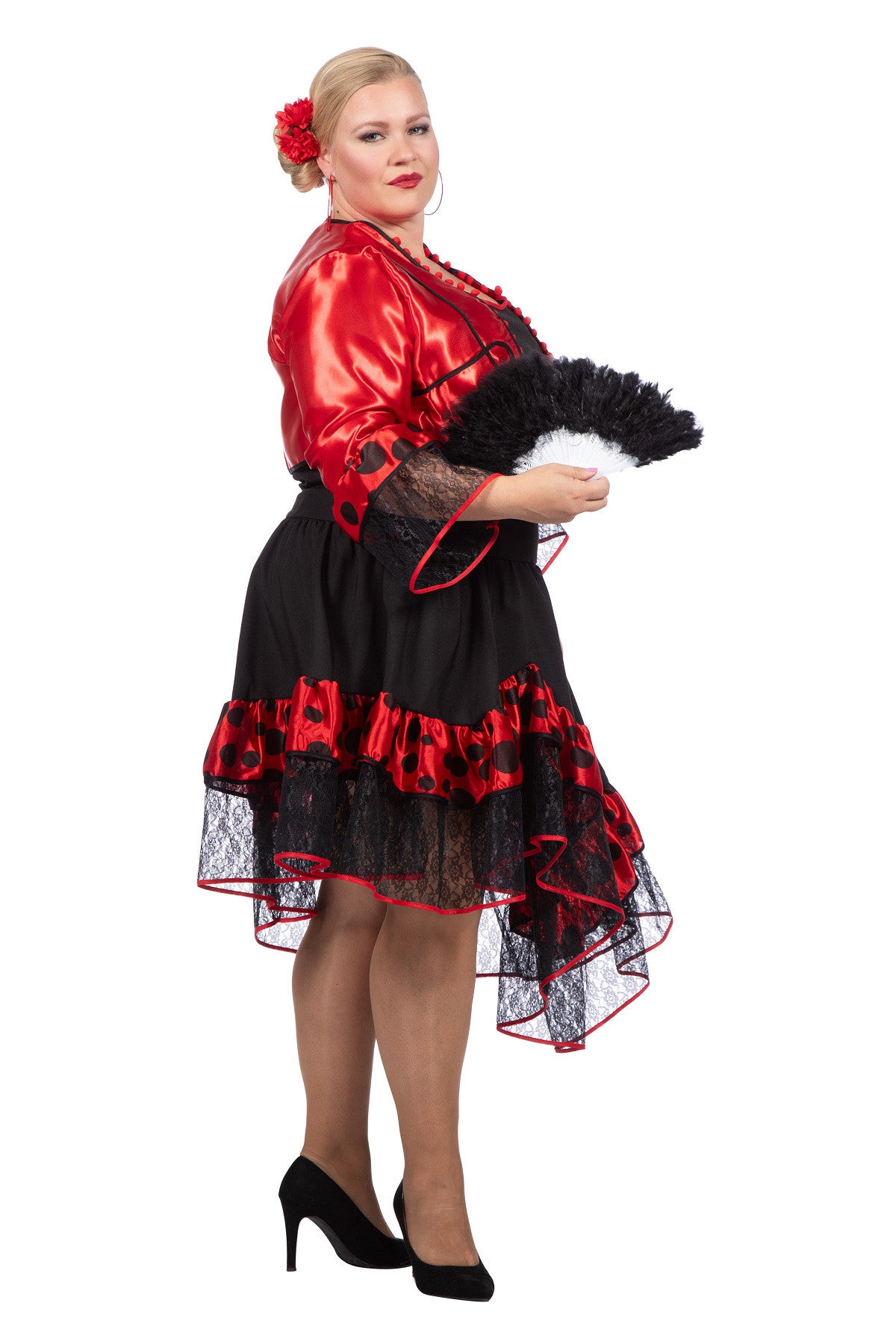 das-kost-mland-damen-spanierin-carmen-kost-m-rot-schwarz image 5