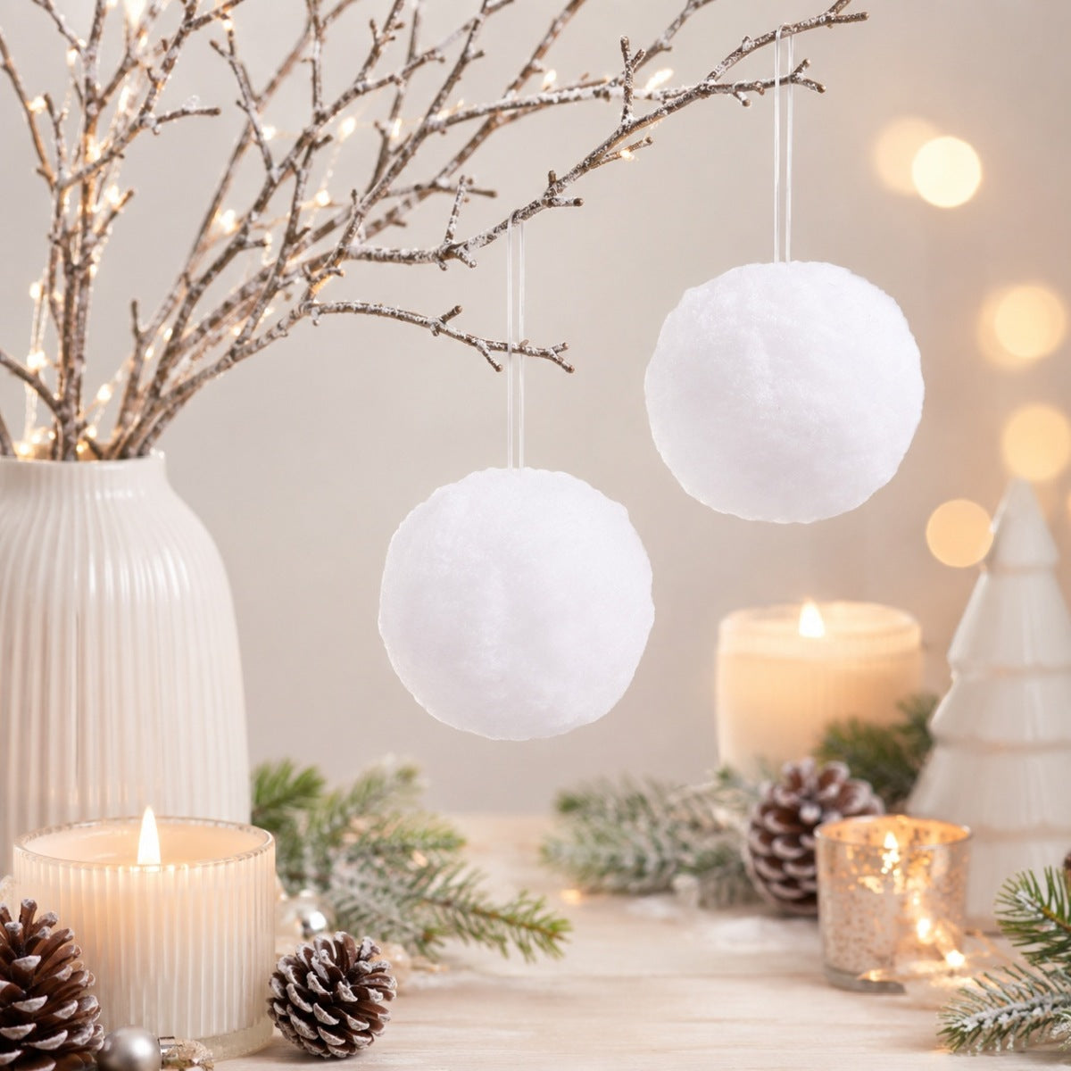 das-kost-mland-dekorationen-schneeball-deko-2er-set-12cm-wei image 3