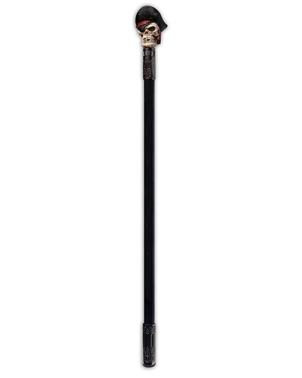das-kost-mland-gehstock-piratenkopf-totenkopf-spazierstock-75-cm image 1