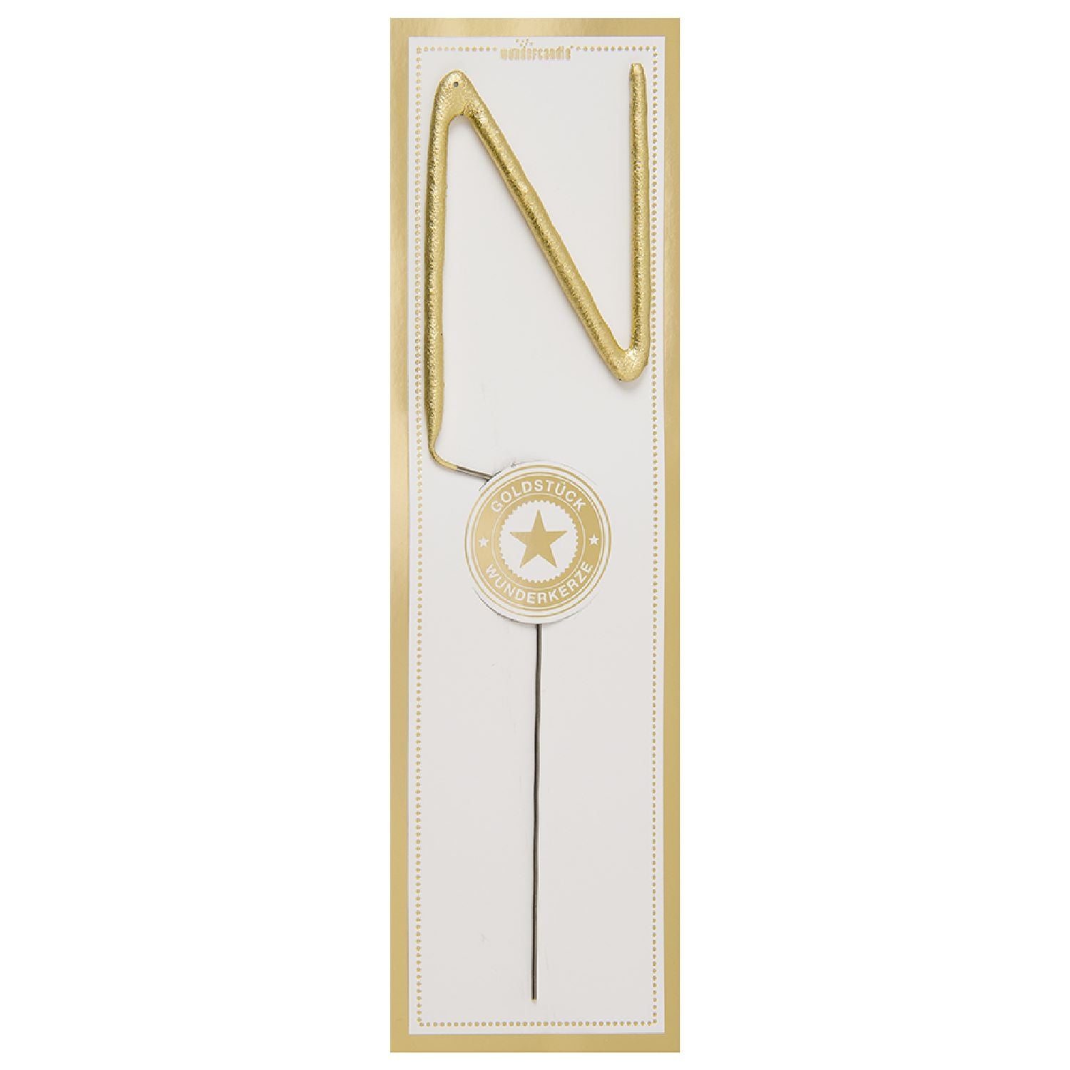 wunderkerze-buchstabe-classic-n-6-5cm-gold image 1