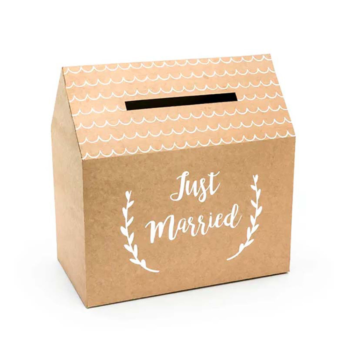 das-kost-mland-kartenbox-just-married-hochzeit-30x30-5x16-5cm image 1
