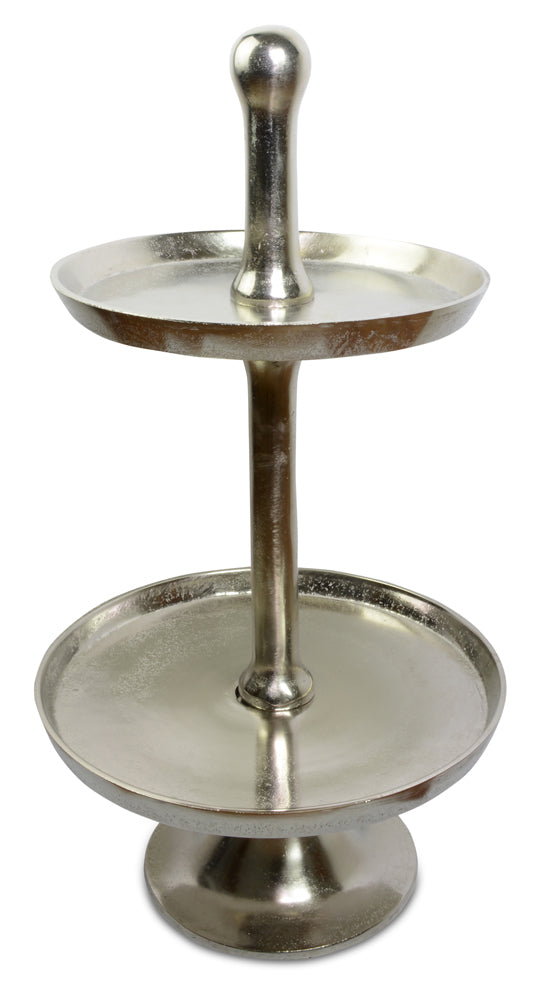 riffelmacher-etagere-70123-2-ebenen-silber-65x35cm-metall image 1