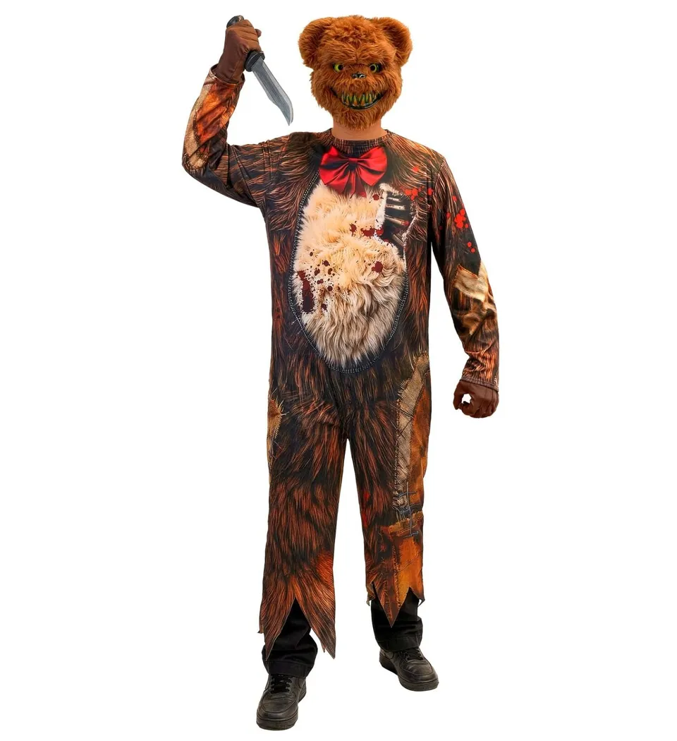 das-kost-mland-herren-zombie-teddyb-r-kost-m-overall-maske-gr-l image 1