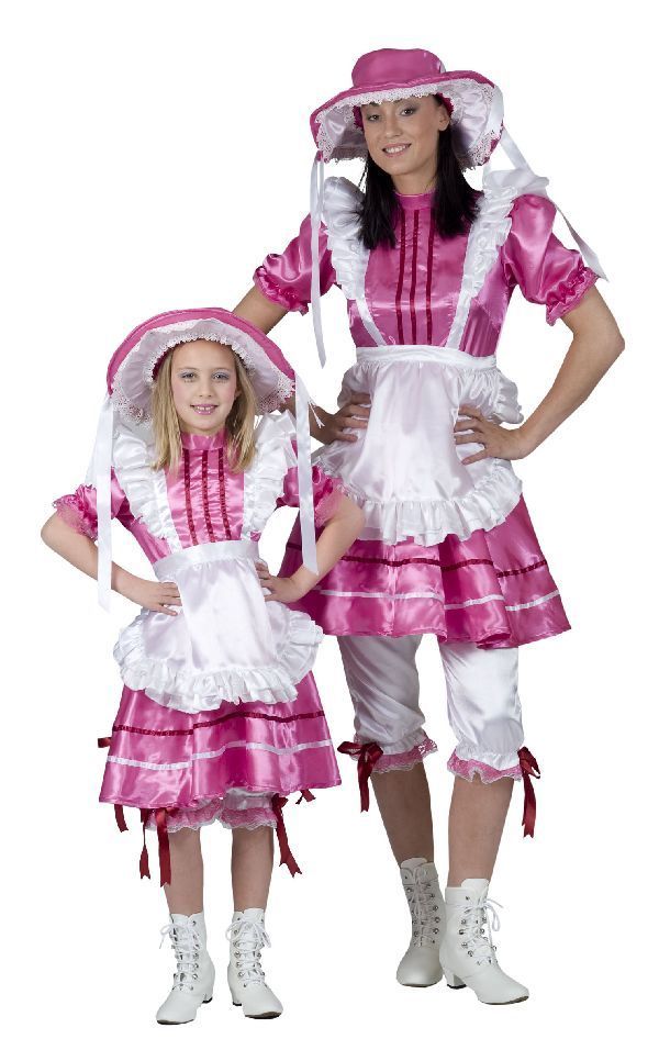 das-kost-mland-puppen-kost-m-damen-19-jahrhundert-pink-36-38 image 1