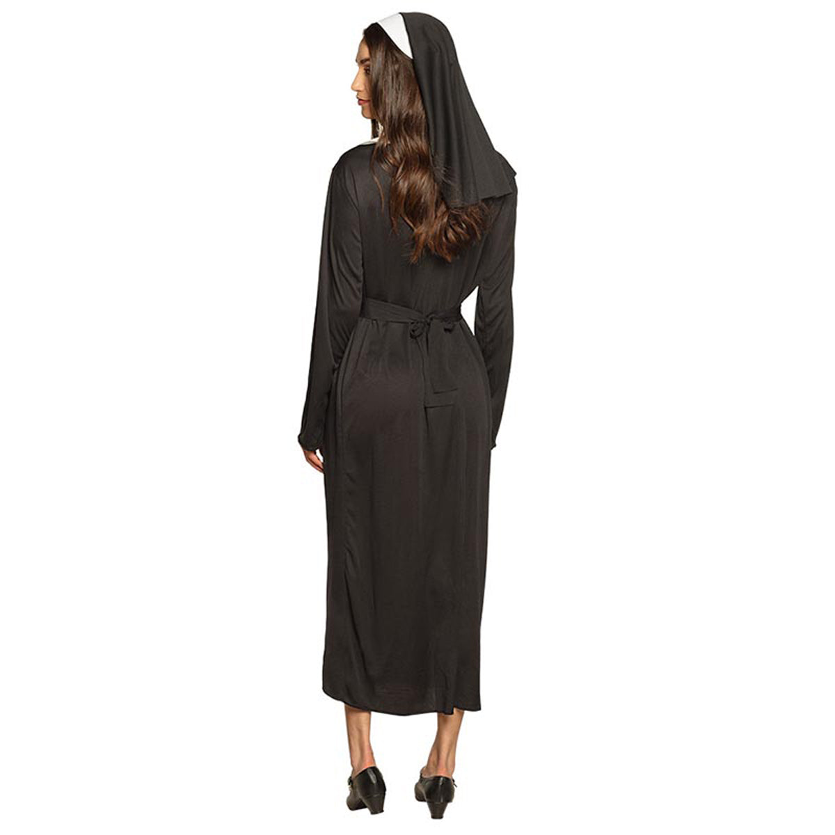 das-kost-mland-lady-nonne-kost-m-damen-schwarz-wei-gr-m image 2