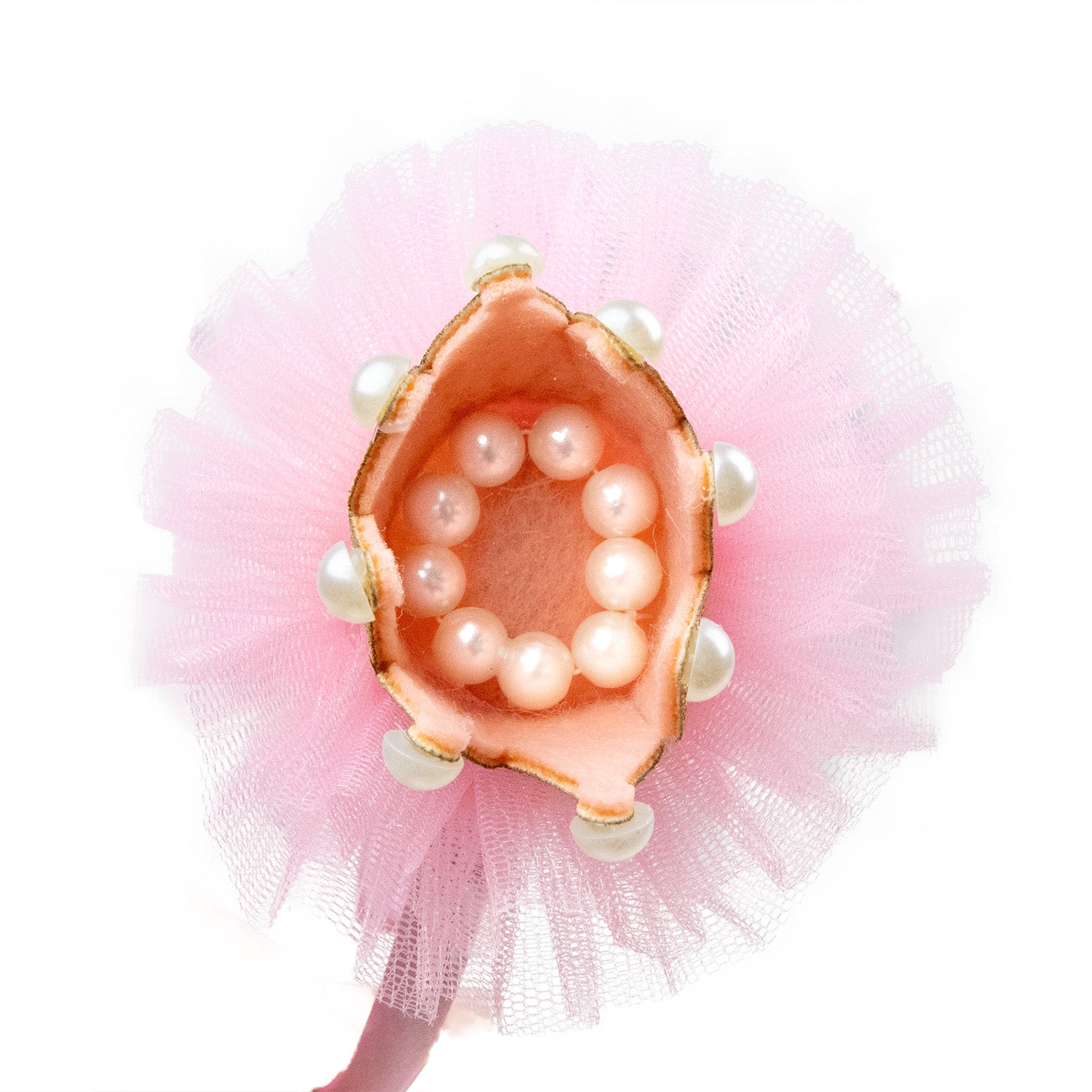 das-kost-mland-prinzessin-haarreif-krone-rosa-glitzer-perlen image 8