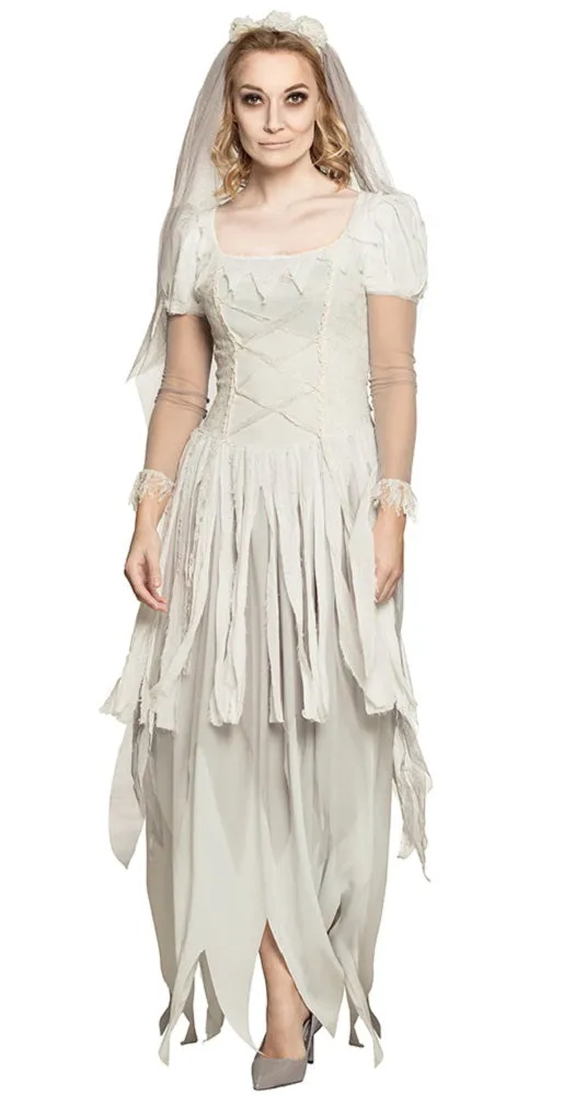 das-kost-mland-geister-zombie-braut-kost-m-damen-wei-36-38 image 1