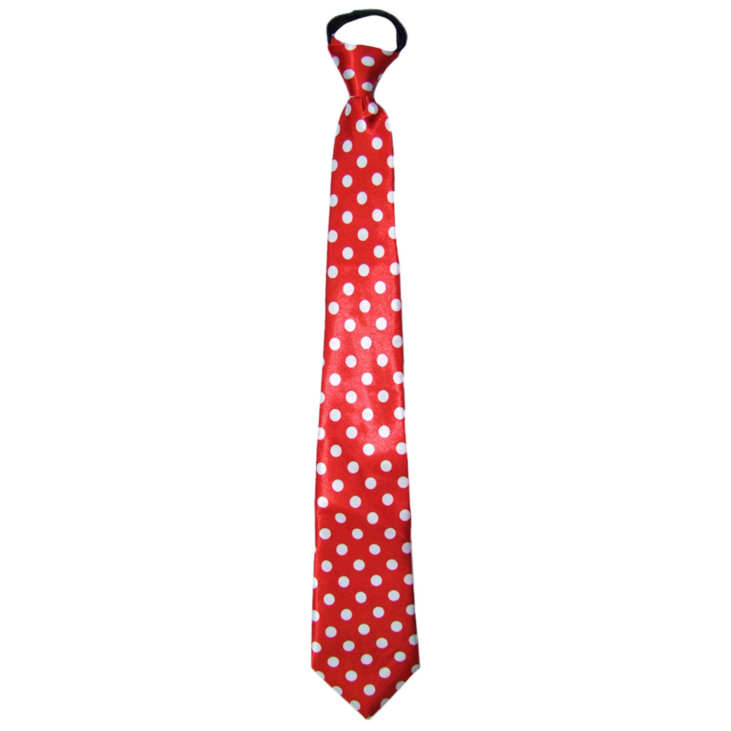 das-kost-mland-accessoires-fifties-krawatte-punkte-rot-wei image 1