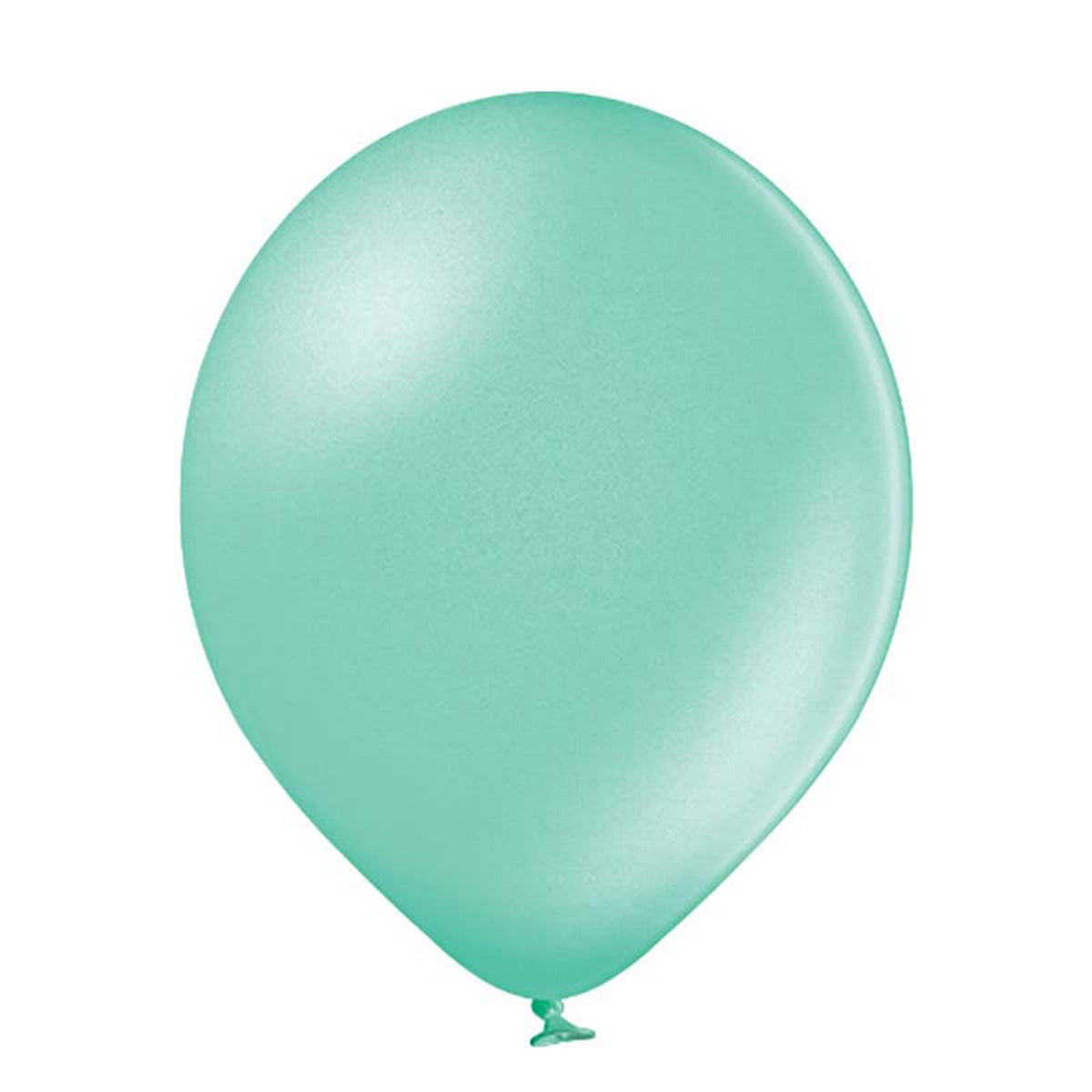 das-kost-mland-luftballon-uni-metallic-30cm-hellgr-n-25-stk image 2