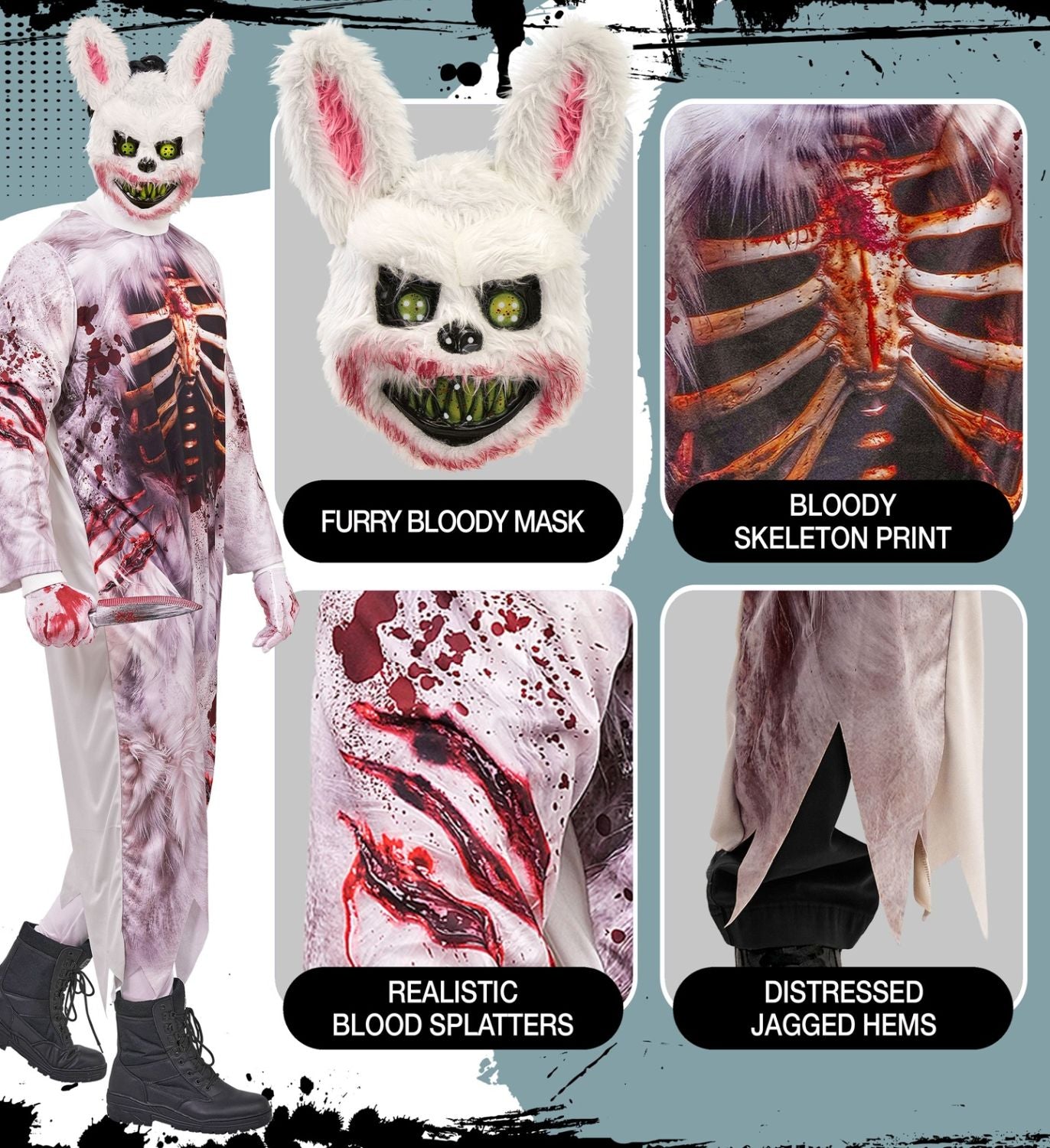 das-kost-mland-zombie-bunny-kost-m-herren-overall-maske image 3