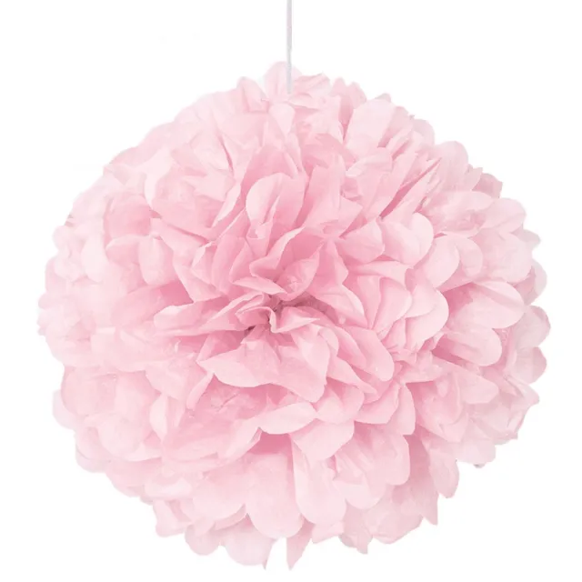 das-kost-mland-wabenball-fluffy-papierball-rosa-40-cm image 1