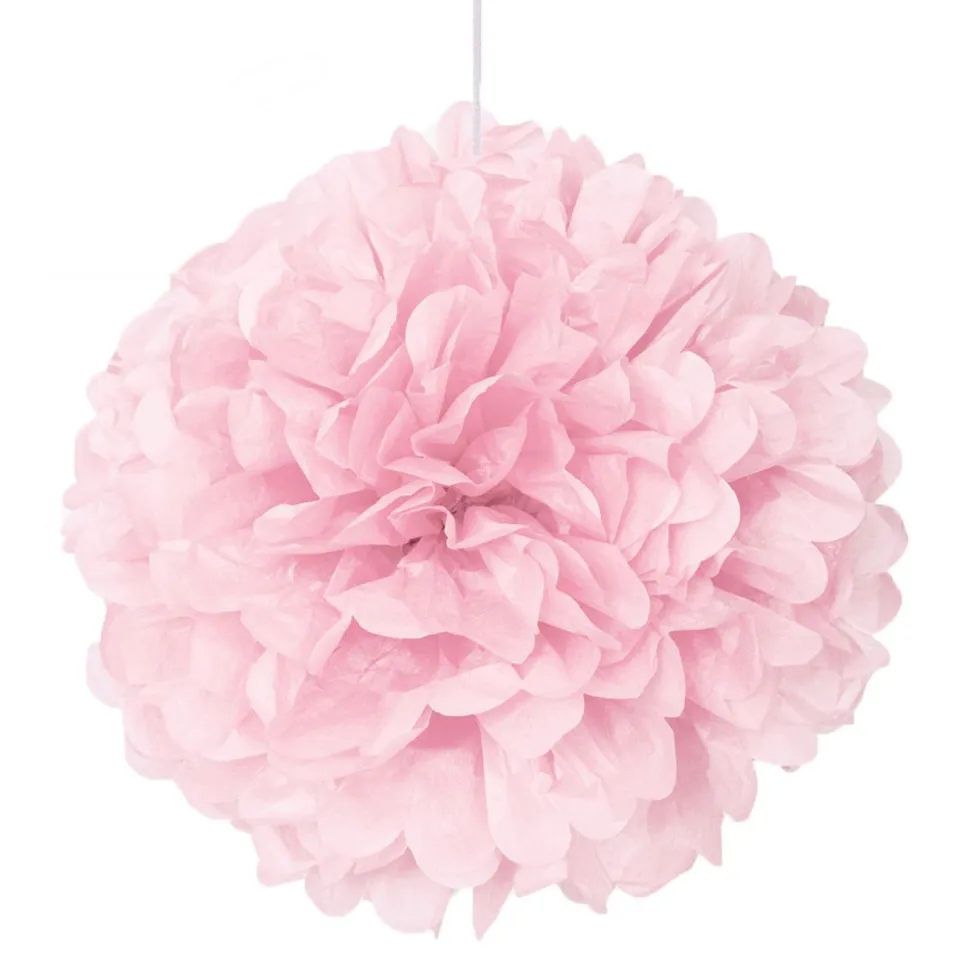 das-kost-mland-wabenball-fluffy-papierball-rosa-40-cm image 1