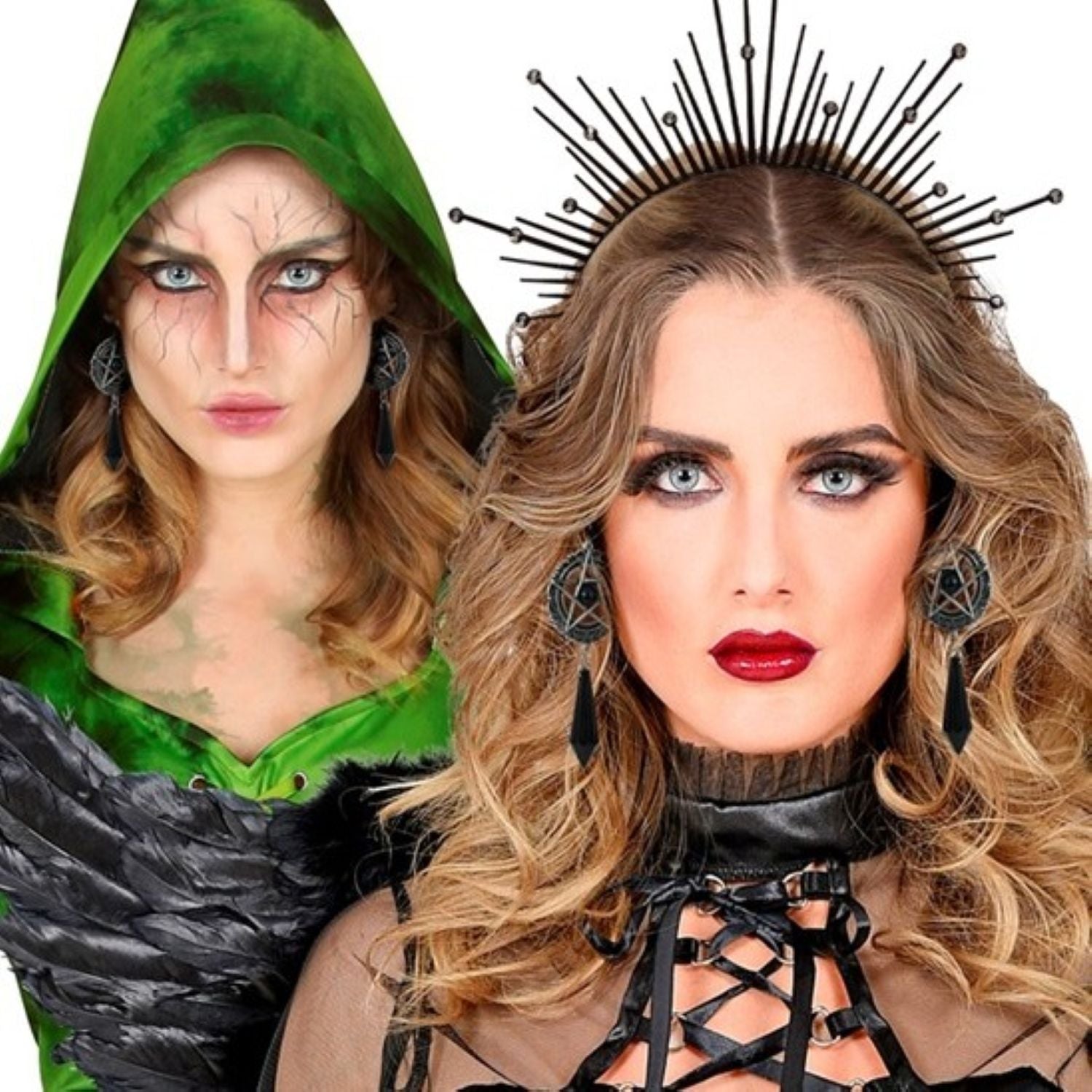das-kost-mland-satanische-ohrringe-schwarz-zink image 4