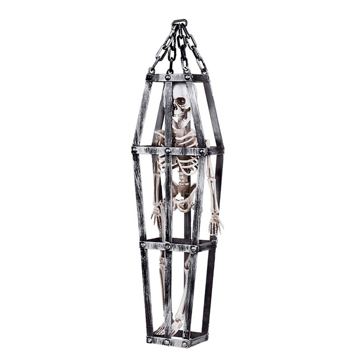 das-kost-mland-skelett-im-k-fig-h-ngefigur-50-cm-halloween image 1